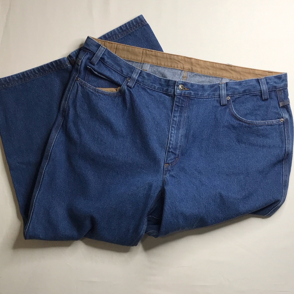 Duluth Trading Co Relaxed Fit Blue Jeans 44 x 30